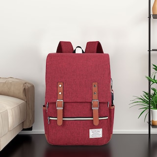 Foto 4 | Mochila Escolar Con Puerto Carga Usb Con Compartimientos