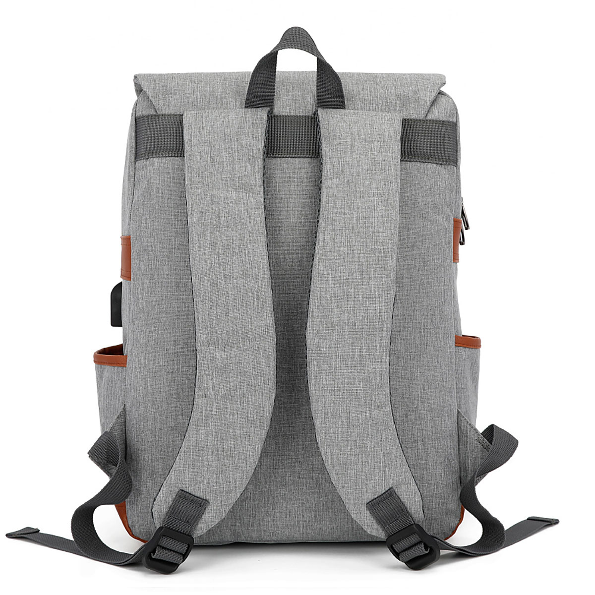 Foto 3 | Mochila Escolar Con Puerto Carga Usb Con Compartimientos