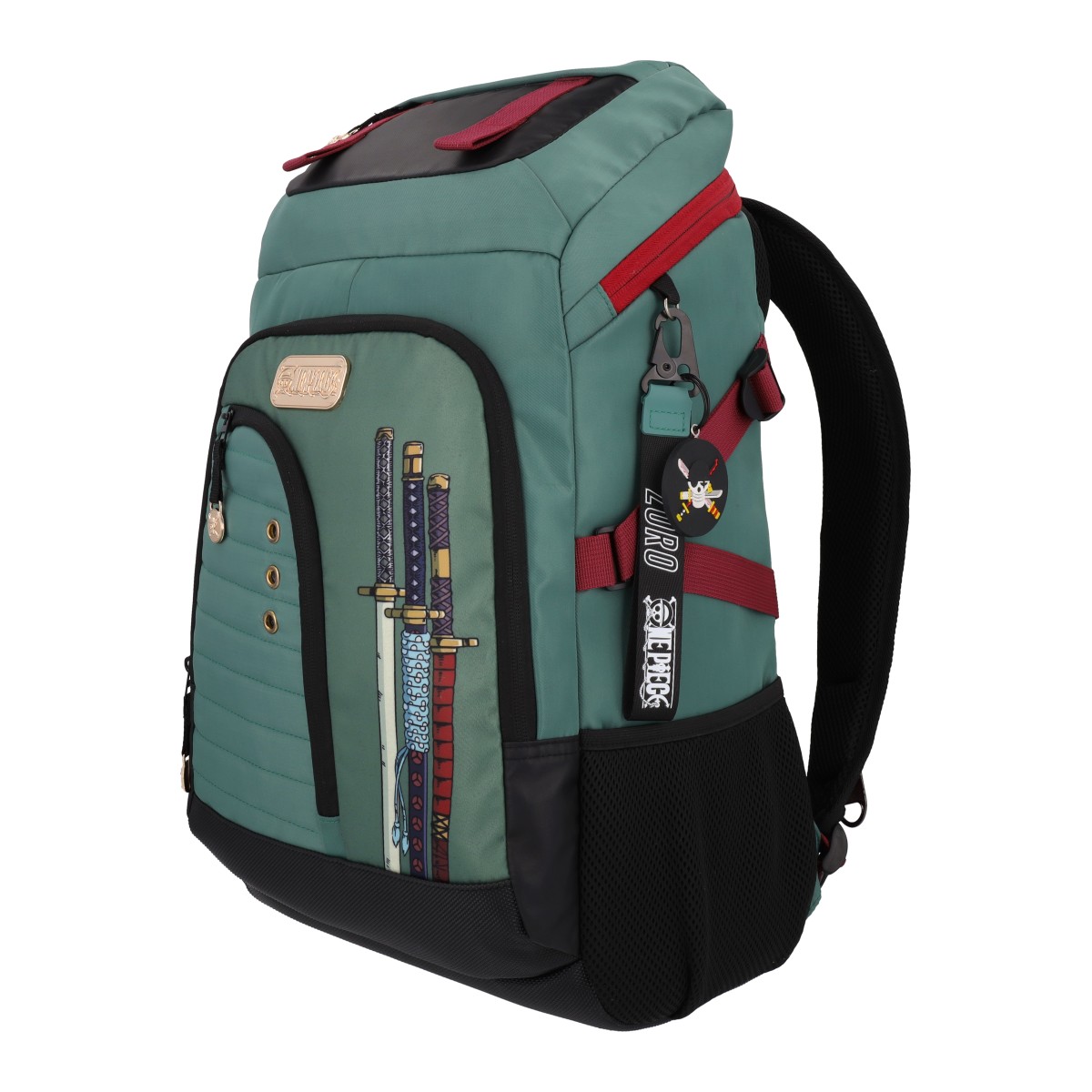 Foto 7 pulgar | Mochila Grande Zoro Premium One Piece Porta Laptop One002-bp194a