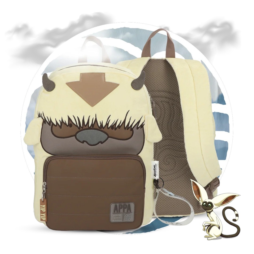Foto 4 pulgar | Mochila Mediana Avatar Appa Yip Yip Yadatex AVT002-BP225A