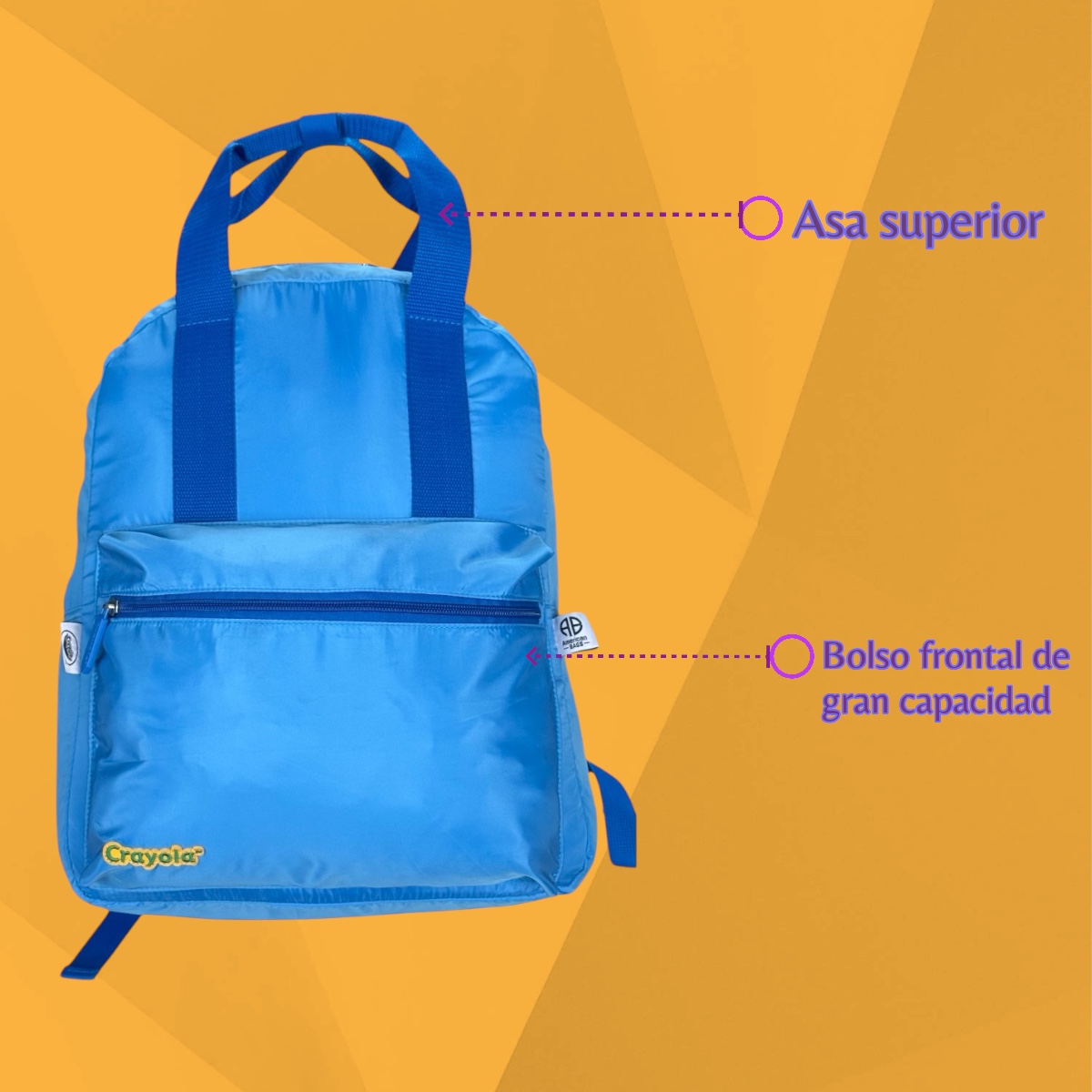 Foto 8 | Mochila Crayola Azul Juvenil