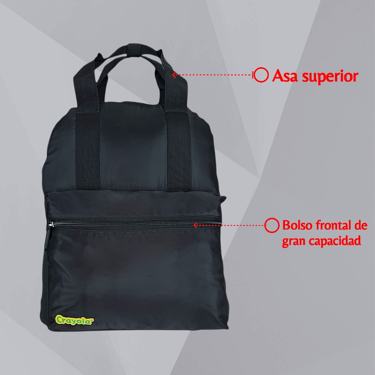 Foto 8 pulgar | Mochila Porta Laptop Escolar Crayola Negro