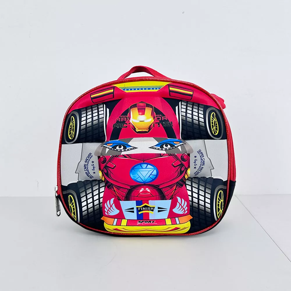 Foto 5 pulgar | Mochila Escolar Set 3 Piezas Con Ruedas Lapicera Y Lonchera  Belug Rojo Bag330-c