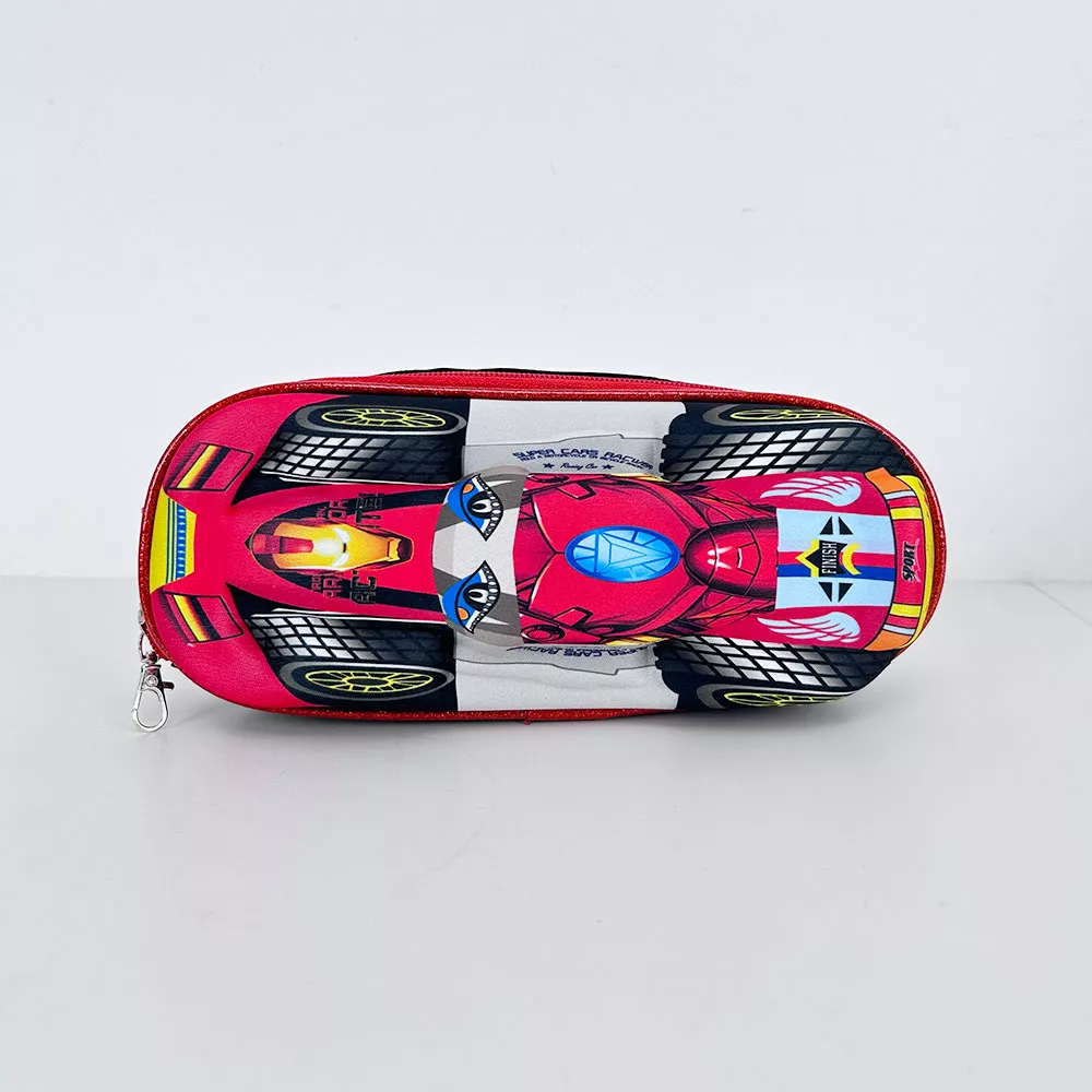 Foto 5 | Mochila Escolar Set 3 Piezas Con Ruedas Lapicera Y Lonchera  Belug Rojo Bag330-c