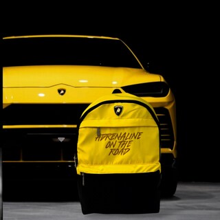 Foto 3 | Mochila Escolar Porta Laptop Juvenil Lamborghini Color Amarillo