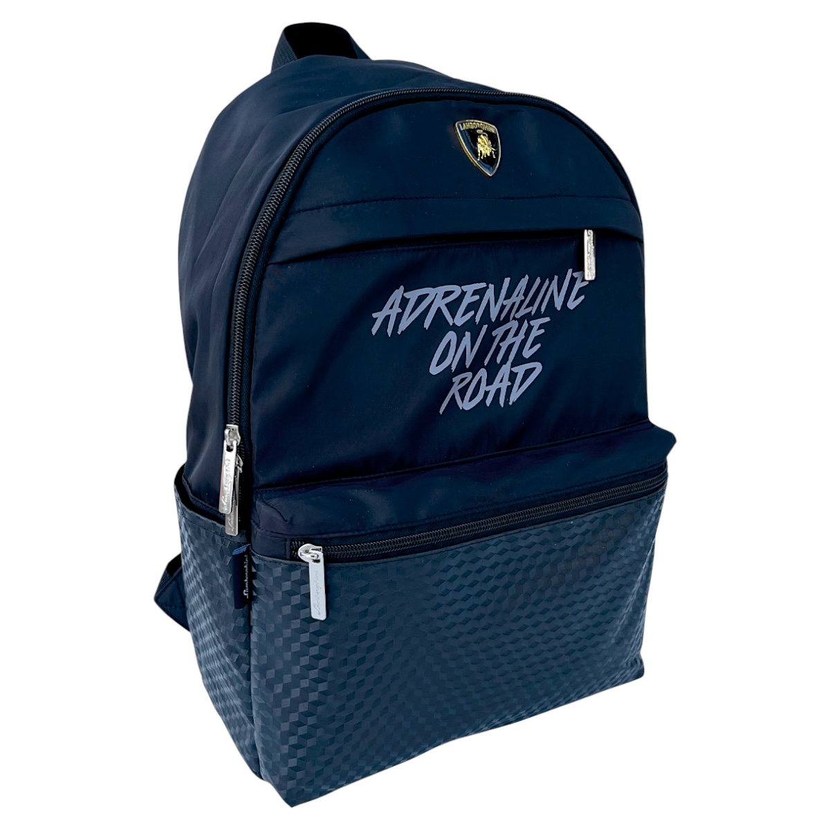 Mochila Porta Laptop Escolar Juvenil Lamborghini Color Negro