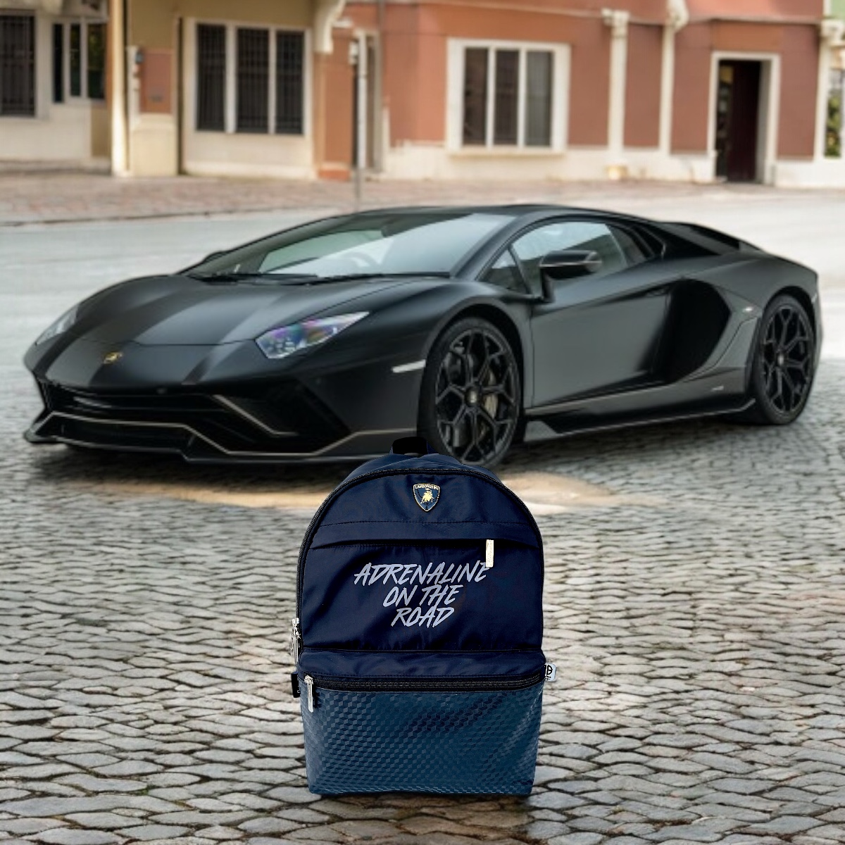 Foto 7 pulgar | Mochila Porta Laptop Escolar Juvenil Lamborghini Color Negro