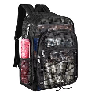 Foto 4 | Mochila De Viaje Lab.g Impermeable De Malla Pesada, Negro