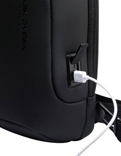 Foto 7 | Mochila Cruzada Marca Mark Ryden Modelo 7510 Color Gris Repelente Al Agua