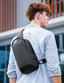 Foto 2 | Mochila Cruzada Marca Mark Ryden Modelo 7510 Color Negro Repelente Al Agua