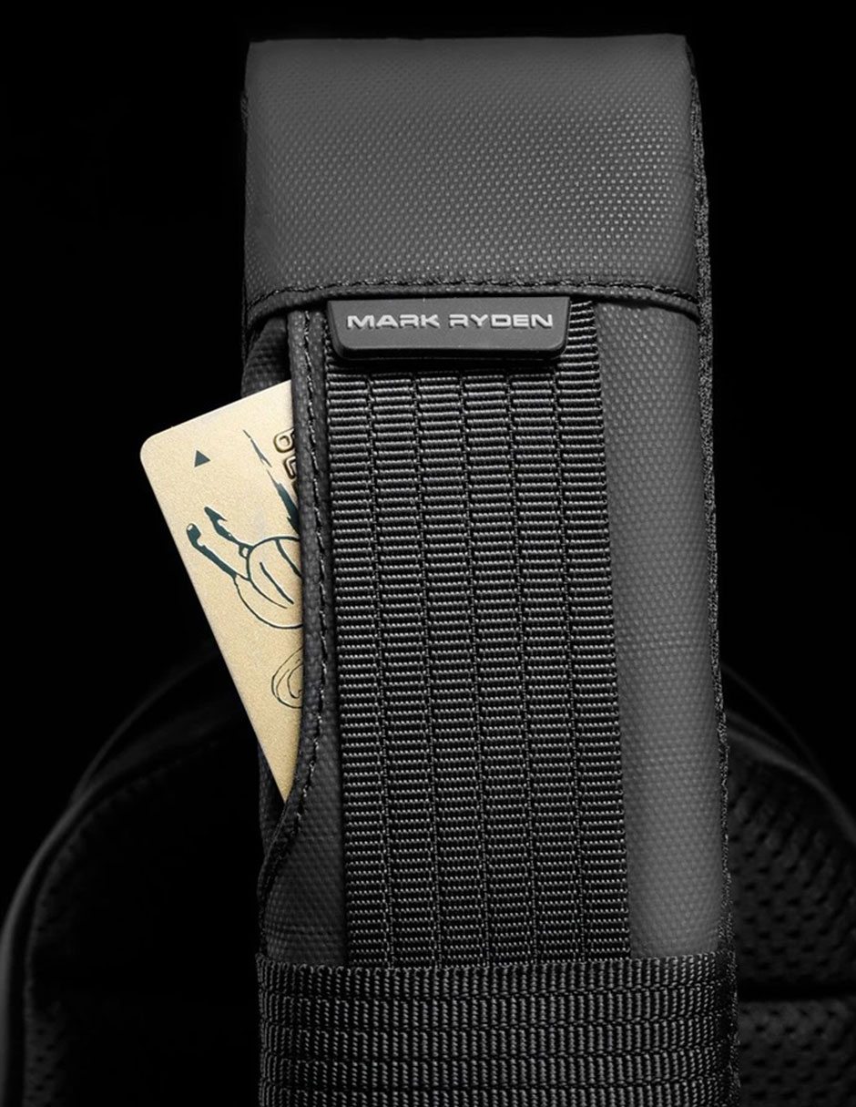 Foto 5 | Mochila Cruzada Marca Mark Ryden Modelo 7510 Color Negro Repelente Al Agua
