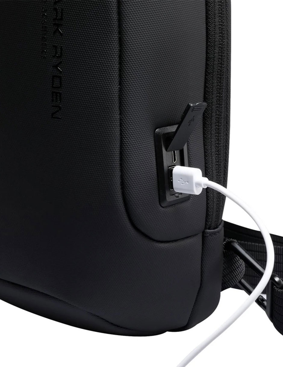 Foto 7 | Mochila Cruzada Marca Mark Ryden Modelo 7510 Color Negro Repelente Al Agua