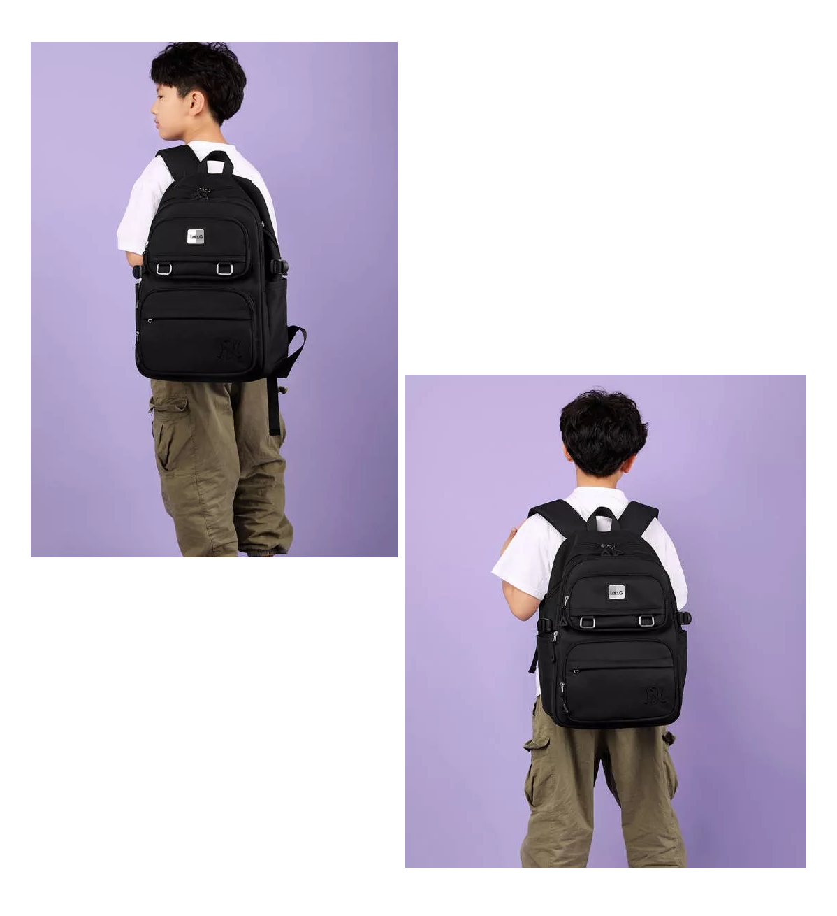 Foto 5 pulgar | Mochila Portátil Para Estudiantes Tiene Gran Capacidad Y Es Liviana 35l Negro