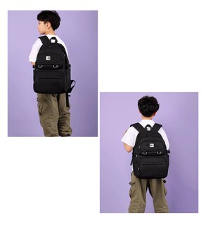 Foto 4 | Mochila Portátil Para Estudiantes Tiene Gran Capacidad Y Es Liviana 35l Negro