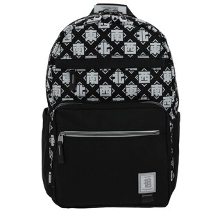 Foto 1 | Mochila Negra Grande Con Diseño De Rombos 1818 Baldur
