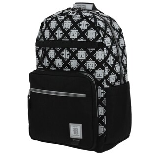 Foto 2 | Mochila Negra Grande Con Diseño De Rombos 1818 Baldur