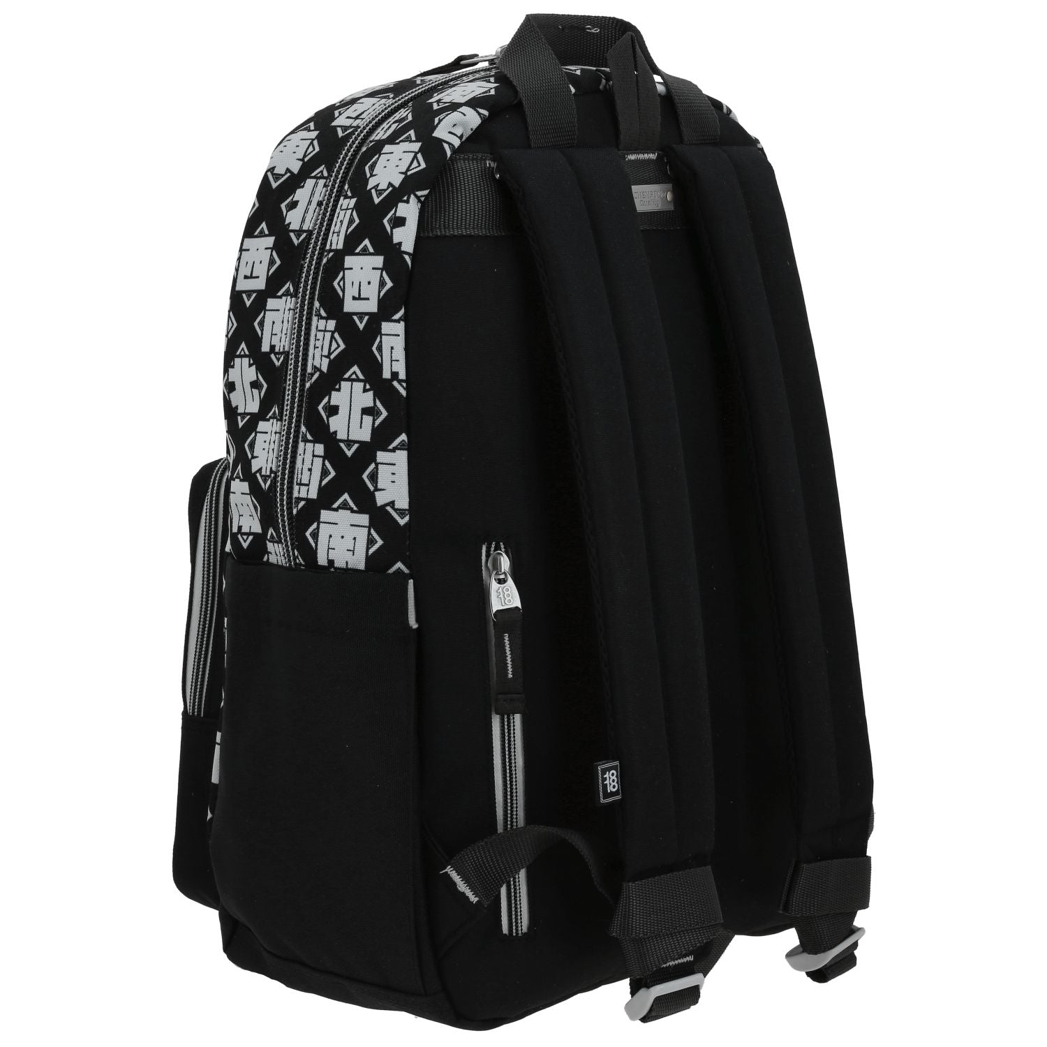 Foto 4 pulgar | Mochila Negra Grande Con Diseño De Rombos 1818 Baldur