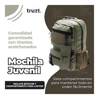 Foto 4 | Mochila Juvenil Ruz Truzt 26 L