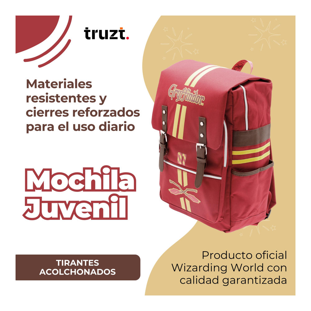 Foto 5 pulgar | Mochila Juvenil Warner Bros Harry Potter 26 L