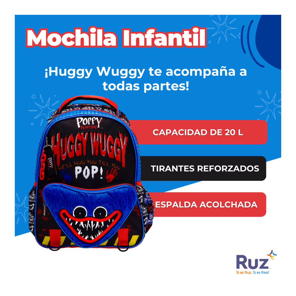 Foto 4 pulgar | Mochila Primaria Infantil Mob Entertainment Poppy Playtime 20 L