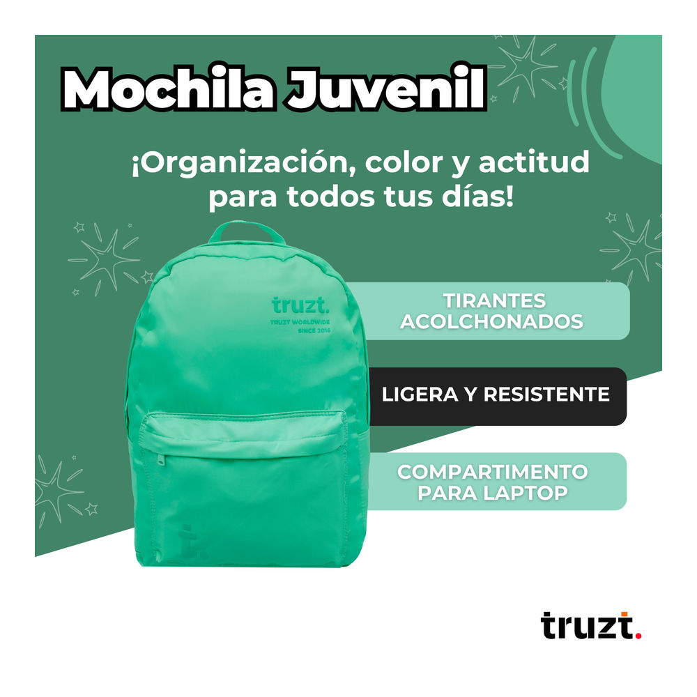 Foto 4 pulgar | Mochila Juvenil Ruz Truzt 26 L
