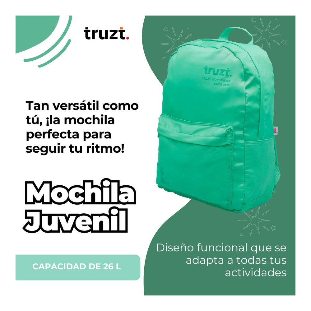 Foto 5 pulgar | Mochila Juvenil Ruz Truzt 26 L