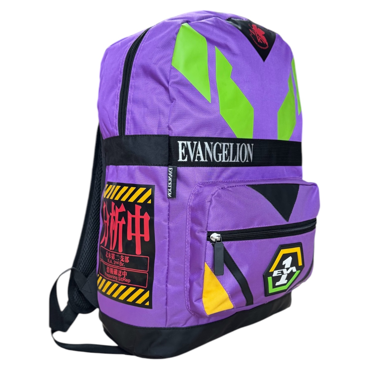 Foto 4 | Mochila Porta Laptop Escolar Anime Evangelion Eva-01 Color Morado