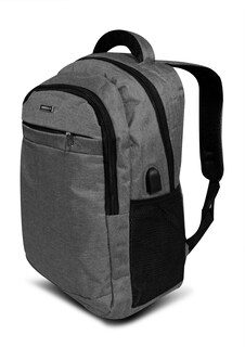 Foto 3 | Backpack Con Panel De Eva Mccarthy Modelo Mc-022/10 Gris