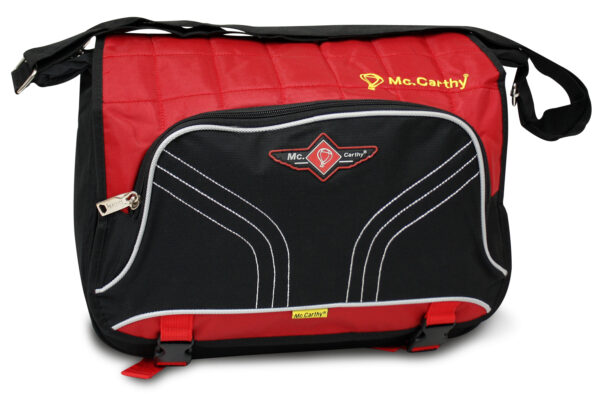Foto 4 pulgar | Combo Backpack Con Panel De Eva Mas Portafolio Modelo Mc-7 Negro/rojo Mccarthy  Modelo Combo Mc-022/8 Rojo