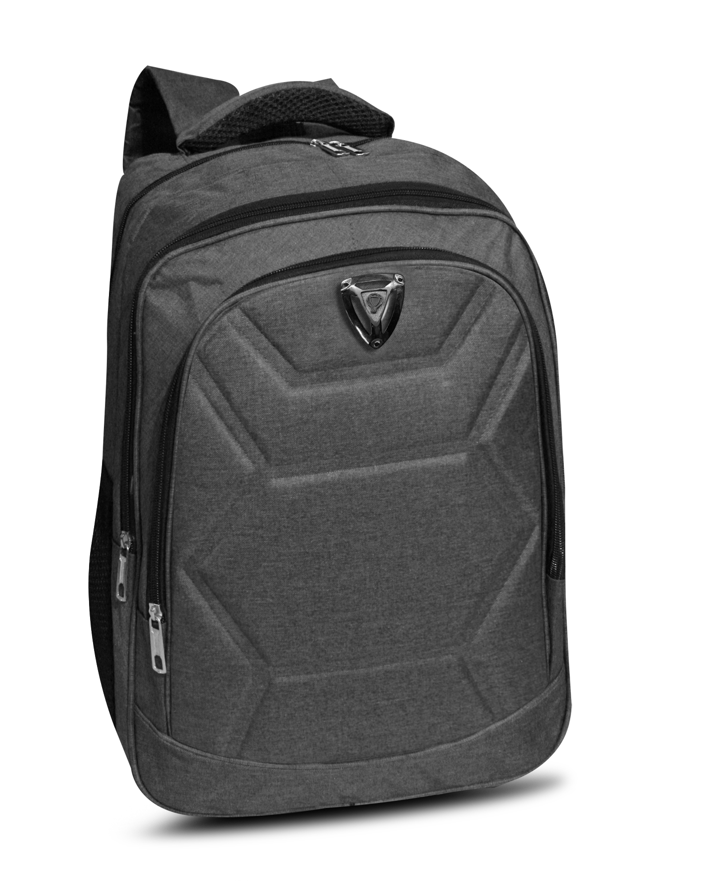 Foto 2 pulgar | Backpack Con Panel De Eva Mccarthy  Modelo Mc-022/7 Gris