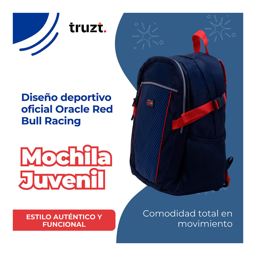 Foto 5 pulgar | Mochila Deportiva Red Bull 30 L