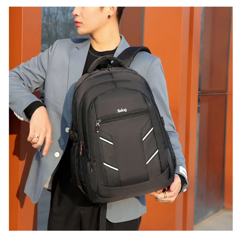 Foto 3 pulgar | Mochila Juvenil Gran Capacidad Impermeable Belug,  Negro