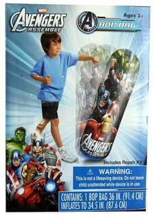 Foto 5 | Los 36 Estilos De La Bolsa Bop Bag Avengers Pueden Variar Para Exteriores E Interiores - Venta Internacional.