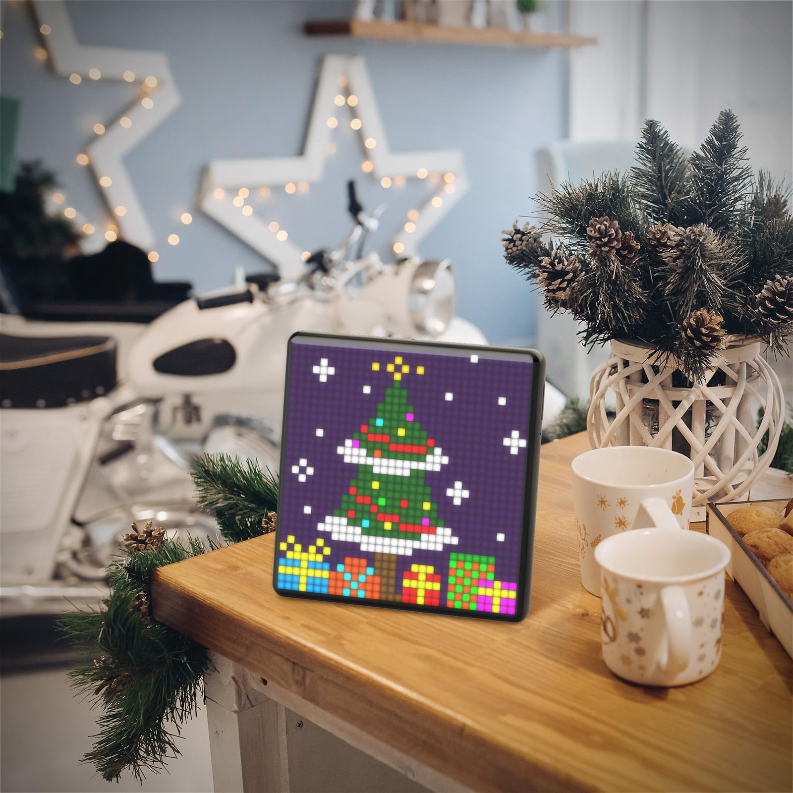 Foto 2 | Pixel Display Divoom Pixoo-max Con Pantalla Led De 32x32 Y Control De Aplicaciones - Venta Internacional.