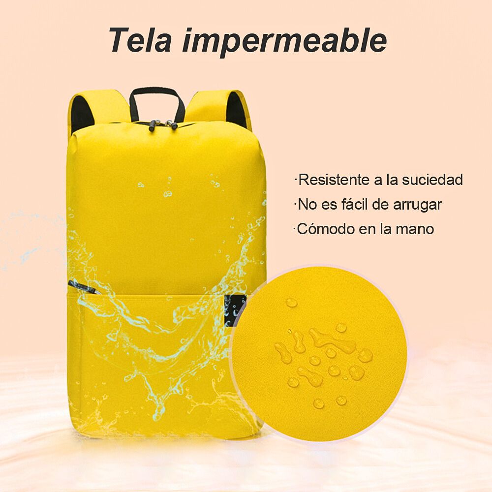 Foto 7 | Mini Mochila Para Niños Color Amarillo