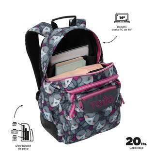 Foto 4 | Mochila Ergonómica Grande Porta Laptop 14 | 19 L Rayol