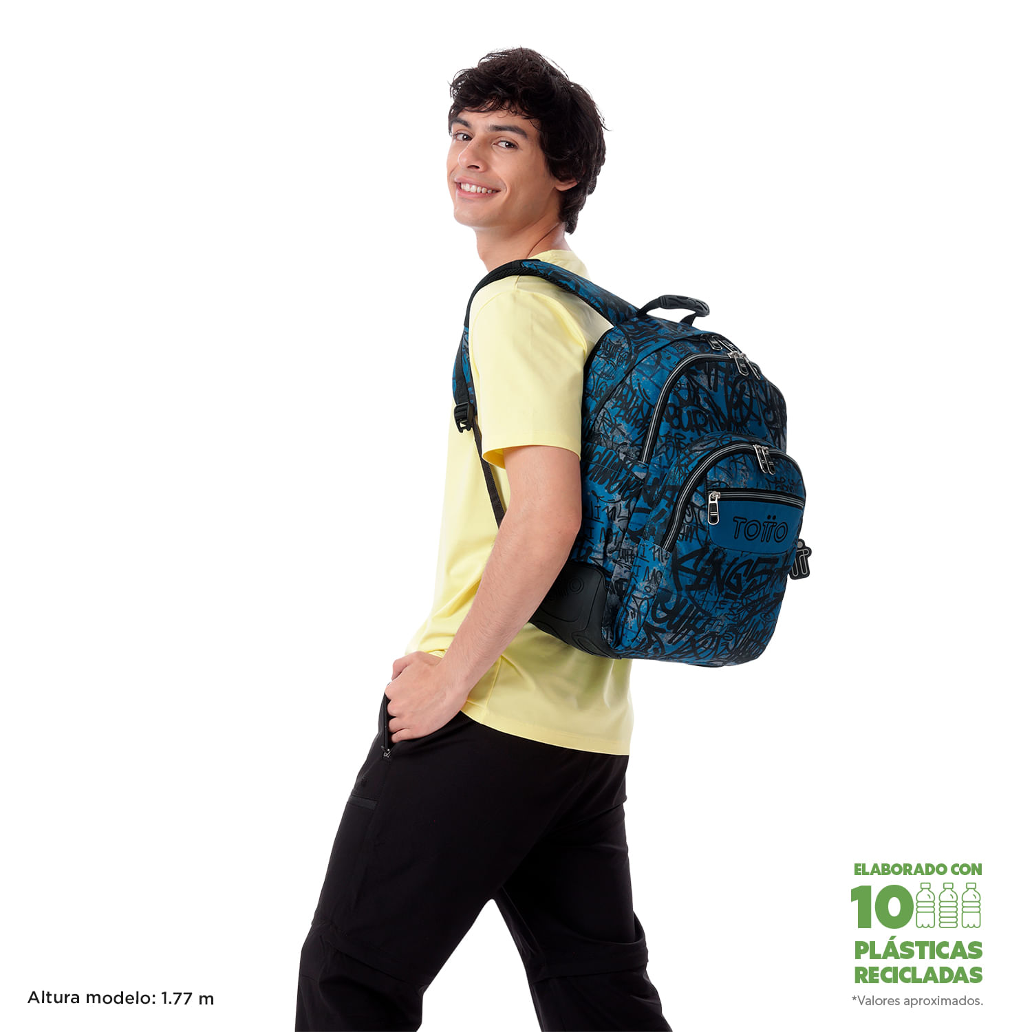 Foto 3 pulgar | Mochila Ergonómica Grande Porta Laptop 14 | 19 L Rayol