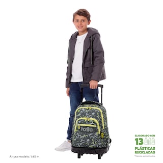 Foto 2 | Mochila Grande Con Ruedas Porta Laptop 15.4 | 25 L Renglon