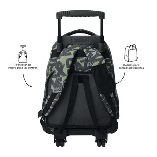 Foto 4 | Mochila Grande Con Ruedas Porta Laptop 15.4 | 25 L Renglon