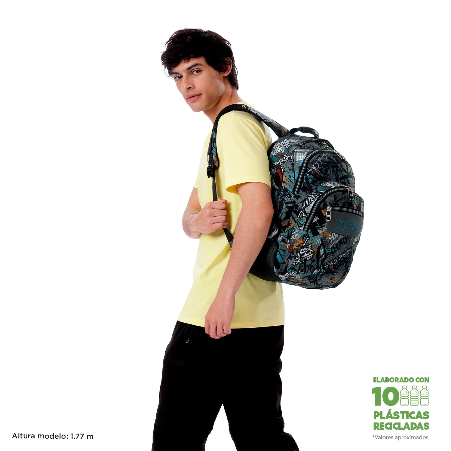 Foto 3 pulgar | Mochila Ergonómica Grande Porta Laptop 14 | 19 L Rayol
