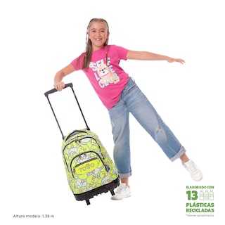 Foto 2 | Mochila Grande Con Ruedas Porta Laptop 15.4 | 25 L Renglon