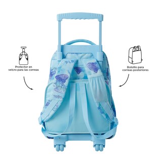Foto 4 | Mochila Grande Con Ruedas Porta Laptop 15.4 | 25 L Renglon