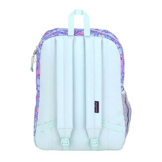 Foto 3 pulgar | Mochila Jansport Cross Town Plus Fluid Floral Pastel Lilac