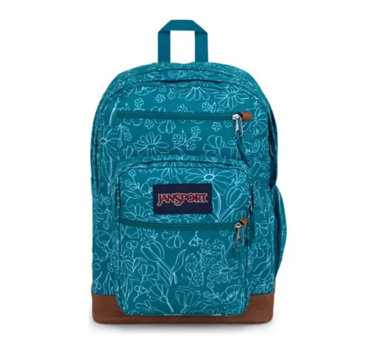 Mochila Jansport Cool Student Delightful Daisies Green