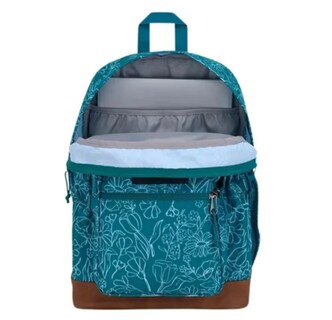 Foto 2 | Mochila Jansport Cool Student Delightful Daisies Green