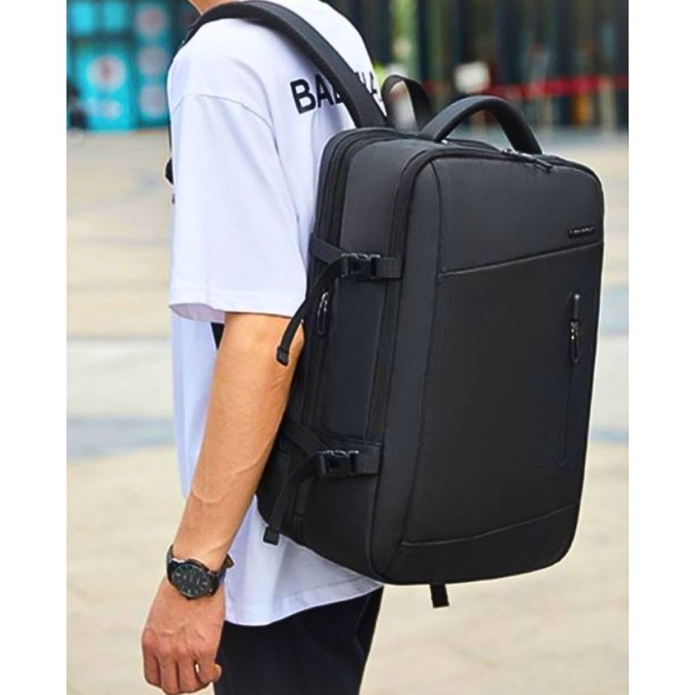 Foto 5 | Mochila Porta Laptop Con Puerto De Carga Usb Color Negro