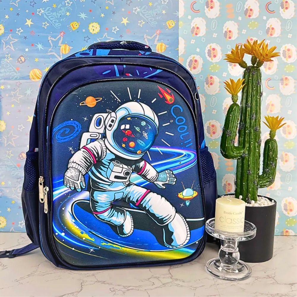 Foto 5 pulgar | Set 3 Mochila Astronauta Con Lonchera Y Lapicera Para Niños
