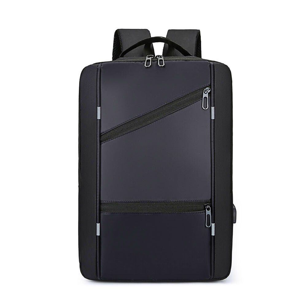 Mochilas Escolares Laptop De Viaje Impermeable Con Puerto Carga Usb Negro