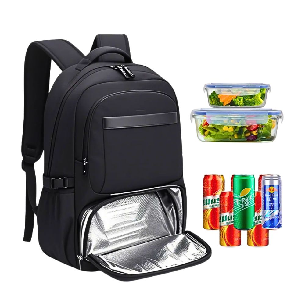 Foto 5 pulgar | Mochila De Almuerzo Antirrobo Impermeable Portátil Color Negro