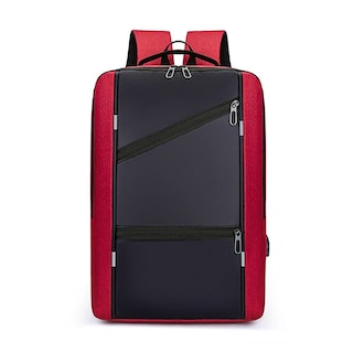 Foto 2 | Mochilas Escolares Laptop De Viaje Impermeable Con Puerto Carga Usb Vino